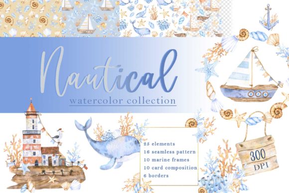 A Designer's Guide to the Nautical Watercolor Collection