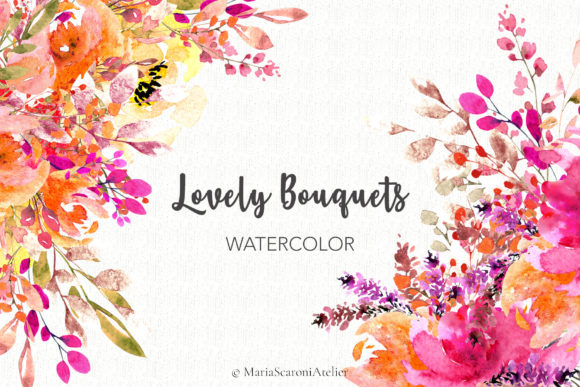 Discover the Charm of Lovely Bouquets – Watercolor