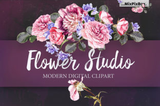 Flower Studio Clipart: Elevate Your Designs with Elegant Florals