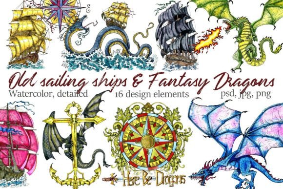 Here Be Dragons: Epic Illustrations for Timeless Design