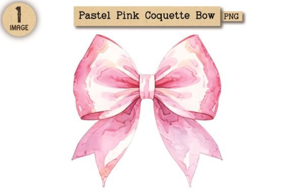 Pastel Pink Coquette Bow Clipart PNG 38: A Design Essential