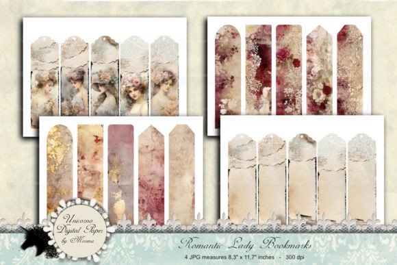 Victorian Lady, TAG, BOOKMARKS: Vintage Charm for Modern Projects